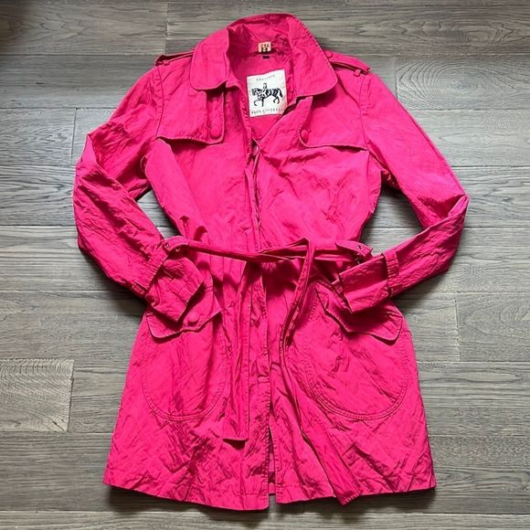 𝅺🔥paul Costelloe🔥 | Vintage hot pink trench coat - Picture 1 of 15
